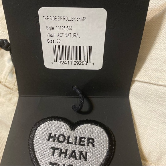 NEW MOTHER SUPERIOR The Side Zip Roller Skimp Flare Leg Jeans NWT - Picture 10 of 15